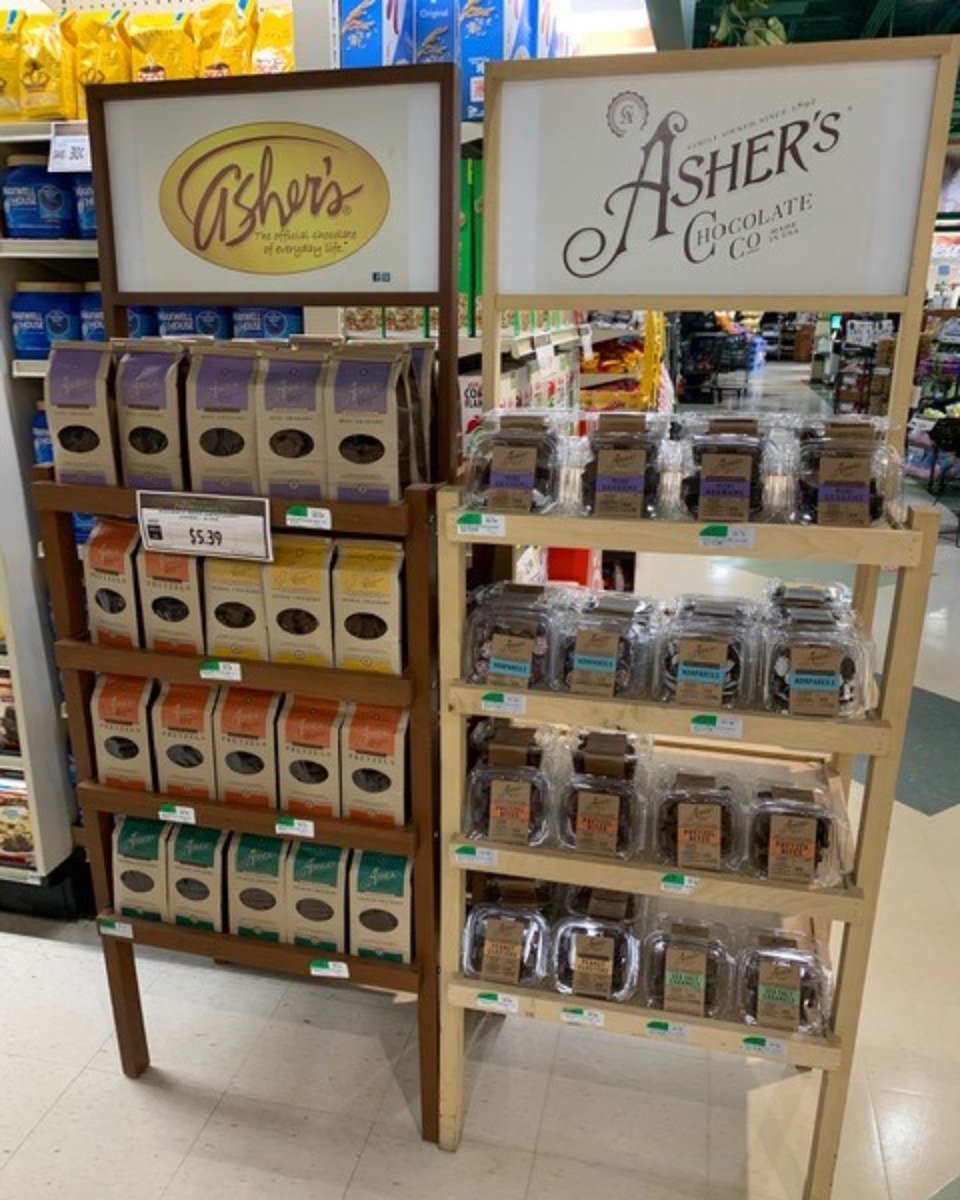 AshersChocolate's tweet photo. I spy some Asher's! ๐
One fine local retailer you can find us in is Murphy's Fresh Markets in Tabernacle, NJ! Stop by and grab all of your favorite Asher's today!
#AshersChocolateCo #MurphysMarketplace #ISpyAshers https://t.co/Z5smVHhy1L