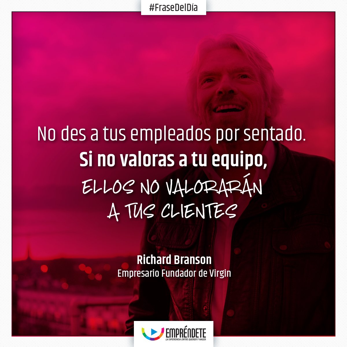 ¿Qué crees que sea más importante? 🤔
A) La Lealtad de Mis Colaboradores
B) La Lealtad de Mis Clientes
¡Cuéntanos porqué! 💬
#Empréndete #FraseDelDía #RichardBranson