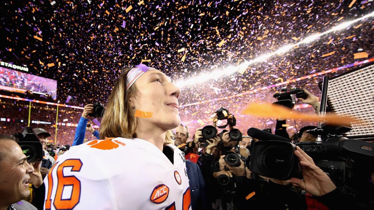 #1 - Trevor Lawrence(Clemson)Height: 6’6Weight: 220Seasons as Starter: 3(3)Passing Yards: 10,098 Total TD: 108+National Champion+ACC Offensive player of The Year
