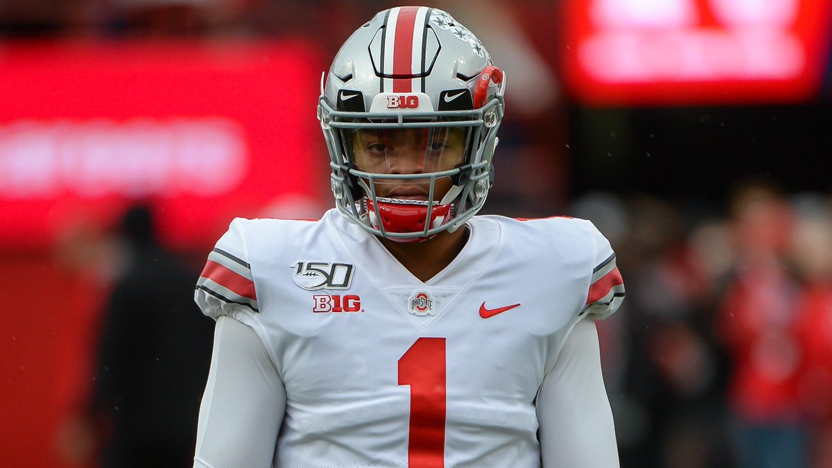 #4 - Justin Fields(Ohio State)Height: 6’3Weight: 228Seasons as Starter: 2(3)Passing Yards: 5,701 Total TD: 86 +2x BIG 10 Offensive Player of The Year+National Championship appearance(loss)+Heisman Finalist