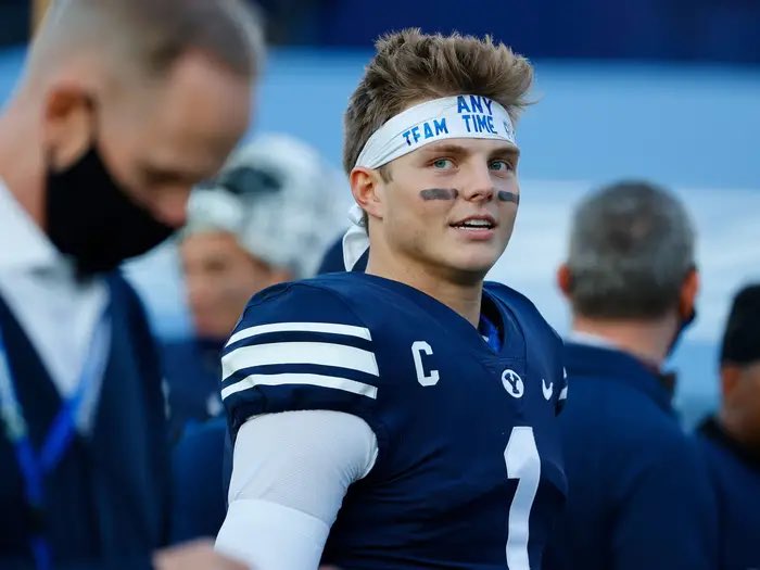 #2 - Zach Wilson(BYU)Height: 6’3Weight: 210Seasons as Starter: 3(3)Passing Yards: 7,562 Total TD: 71 +Polynesian player of The Year Award