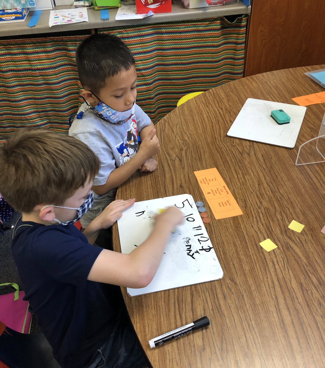 mdunn29's tweet photo. So excited to watch these 1st graders trying out a new Instructional strategy...Sage &amp; Scribe with money!  @ReavesBees @cajunprincipal @ZunkerTammy https://t.co/mzEJgIBuOt