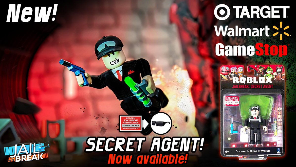 Badimo Jailbreak On Twitter We Ve Had New Jailbreak Toys Land On Shelves Recently They All Come With A Unique Avatar Item Too Thanks Roblox For Making It Happen You Can Find Them - badimo jailbreak on twitter we ve roblox toys jailbreak secret agent Badimo Jailbreak On Twitter We Ve Had New Jailbreak Toys Land On Shelves Recently They All Come With A Unique Avatar Item Too Thanks Roblox For Making It Happen You Can Find Them - roblox toys jailbreak secret agent