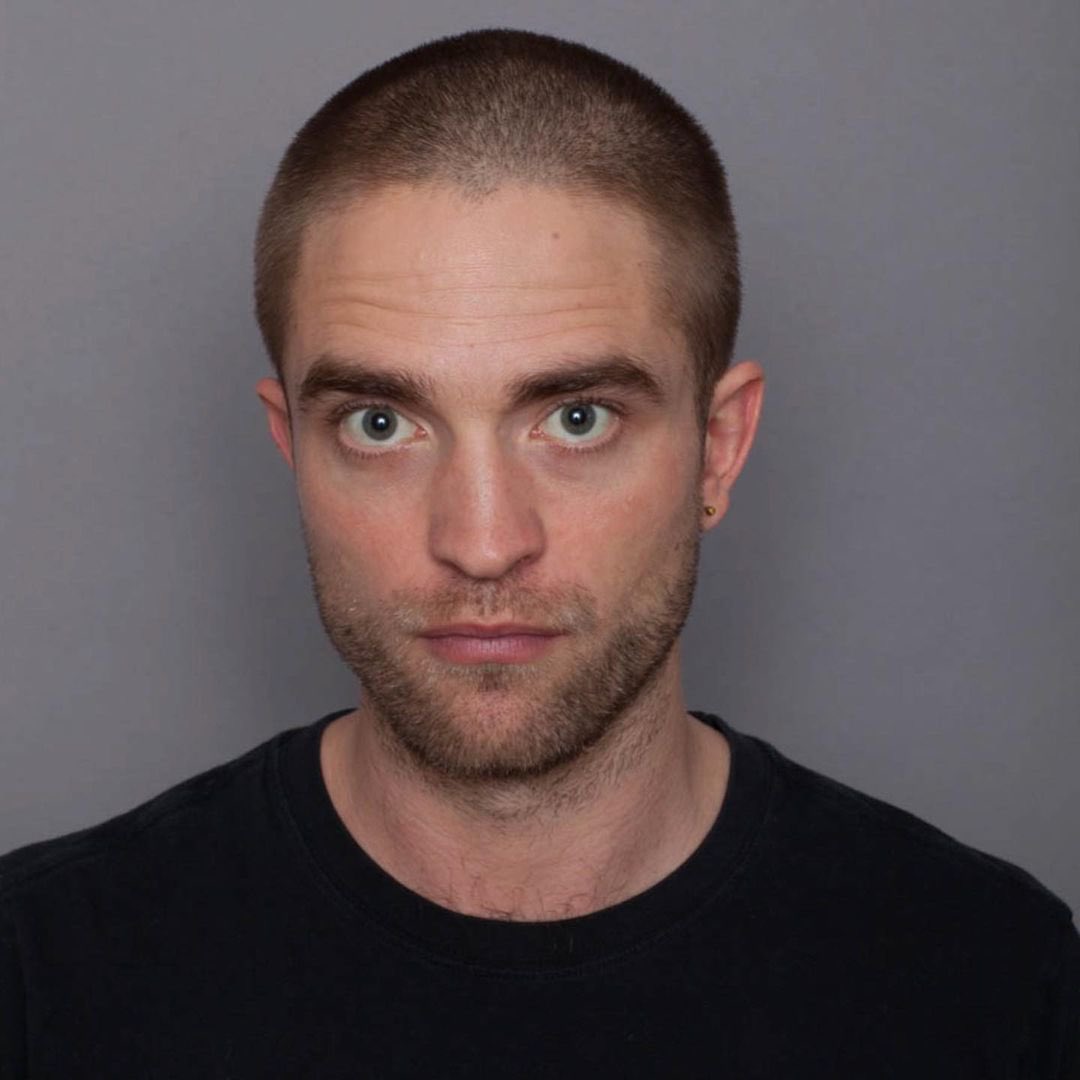 Robert Pattinson's mugshots for Good Time (2017) .