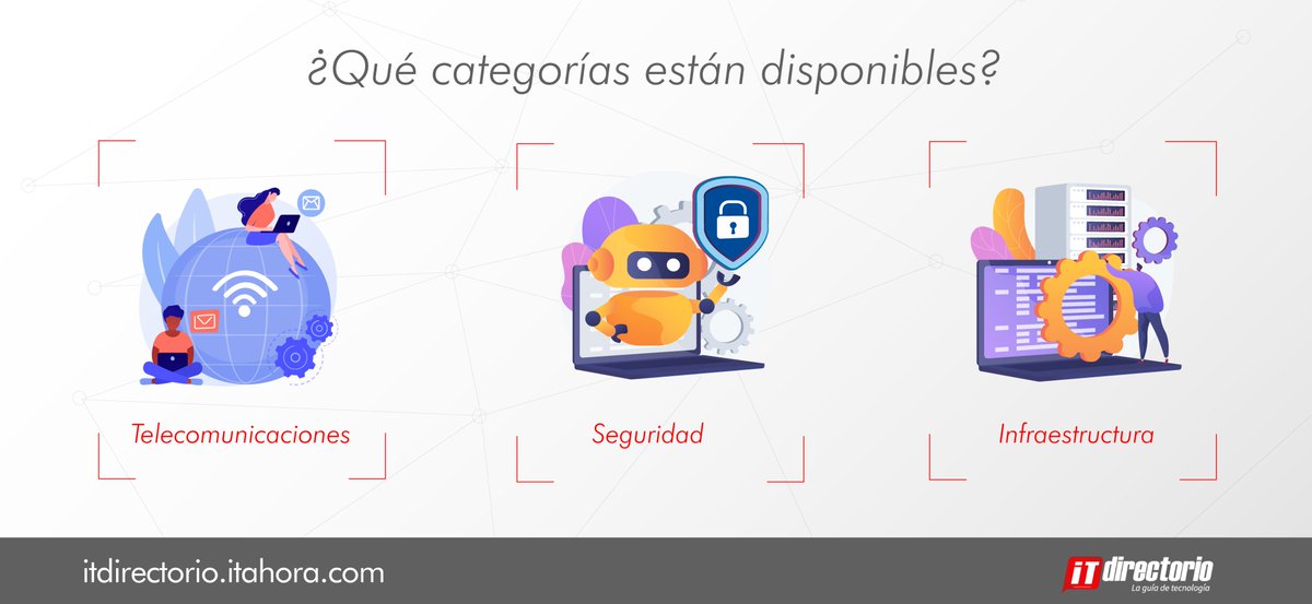 it_directorio's tweet photo. 🔎En nuestra guía de #tecnología podrá encontrar múltiples empresas y expertos IT, por tal motivo hemos decido agregar categorías para que la búsqueda sea más rápida y ágil.

👉Descubra más categorías https://t.co/zsRj2ANwnk https://t.co/XKHCniYJSH