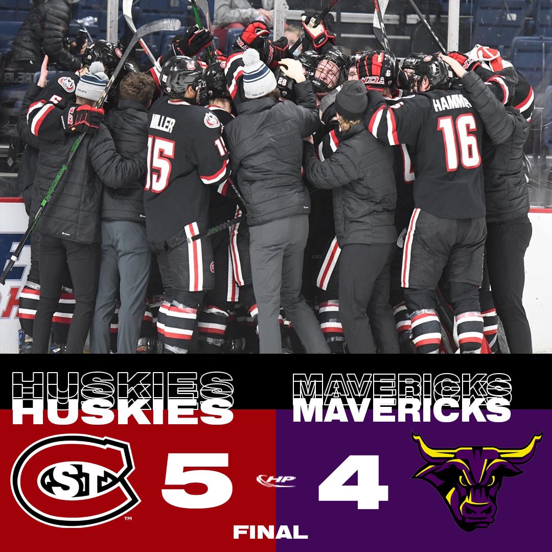 hphky's tweet image. ONE MORE GAME!!!! #huskyhockey #UnleashSCSU #FrozenFour