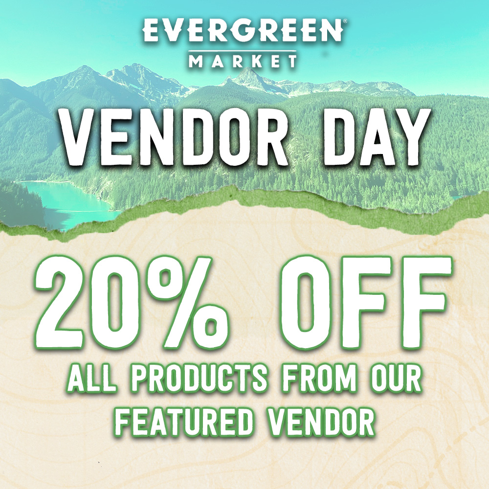 After a long hiatus, we're having our first vendor day in over a year TOMORROW at our Bellevue location. Seattle Bubble works will be in the house from 4pm-7pm, but we'll have deals going in store all day long. See you Friday at Evergreen Market Bellevue!