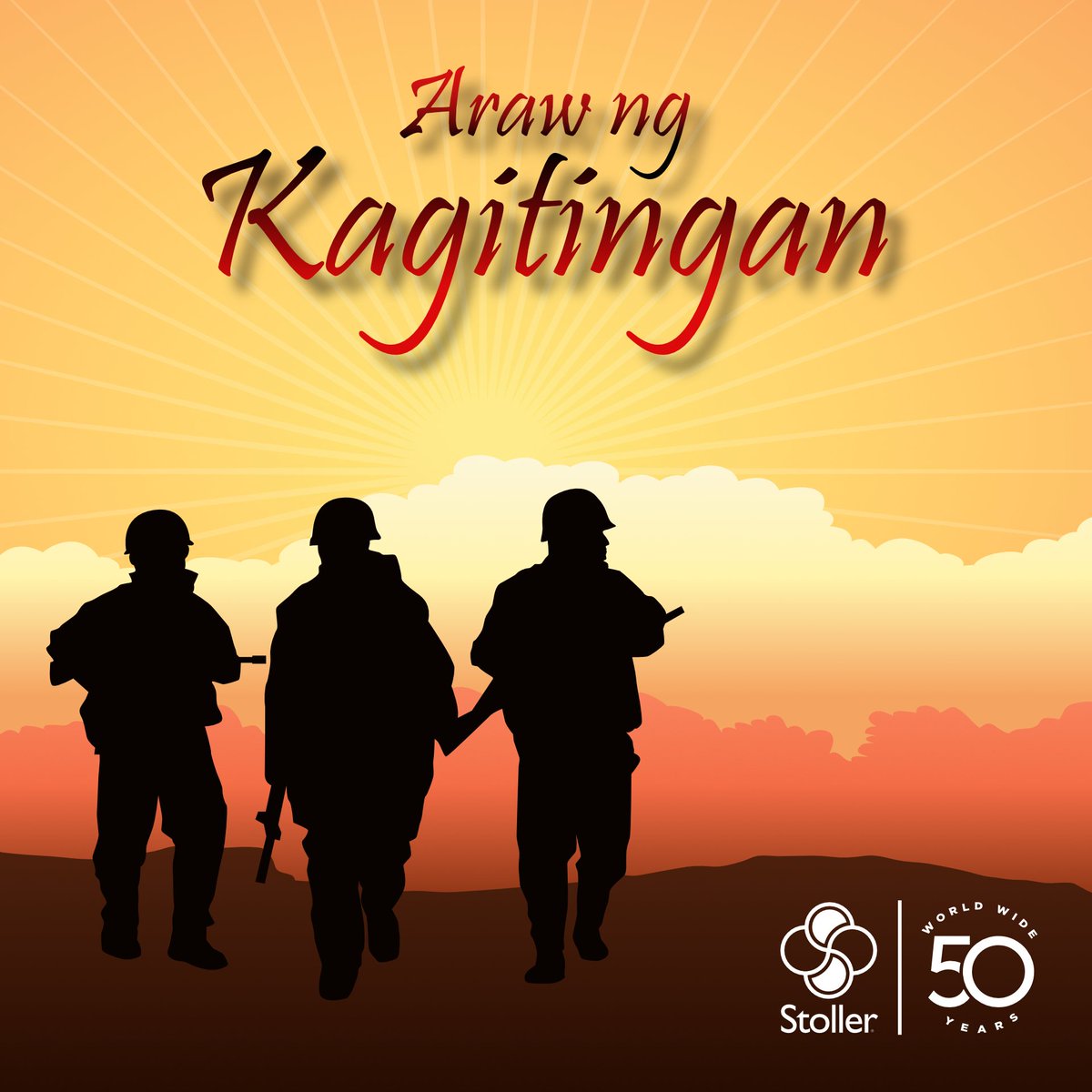 StollerPH's tweet photo. "On This Ground Gallant Men Chose To Die Rather Than Surrender"
Stoller is one with remembering our brave heroes who made their last stand in Bataan
#ArawNgKagitingan
#WeAreStoller
#StollerPH
#CDIDigitalMarketing https://t.co/Py186ldIga