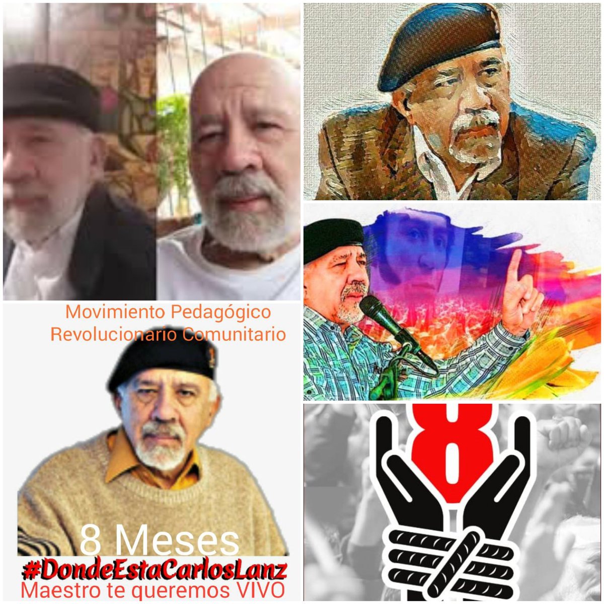 evefer41's tweet photo. #CarlosLanz padre del método INVEDECOR, el cual significa: investigar, educar, comunicar y organizar. Construido desde la experiencia comunitaria, la escuela y nuestros iguales. #CarlosLanz8MesesSecuestradoPoliticamente que no cese su búsqueda @TarekWiliamSaab @JauaMiranda https://t.co/xjOkSL6BVK