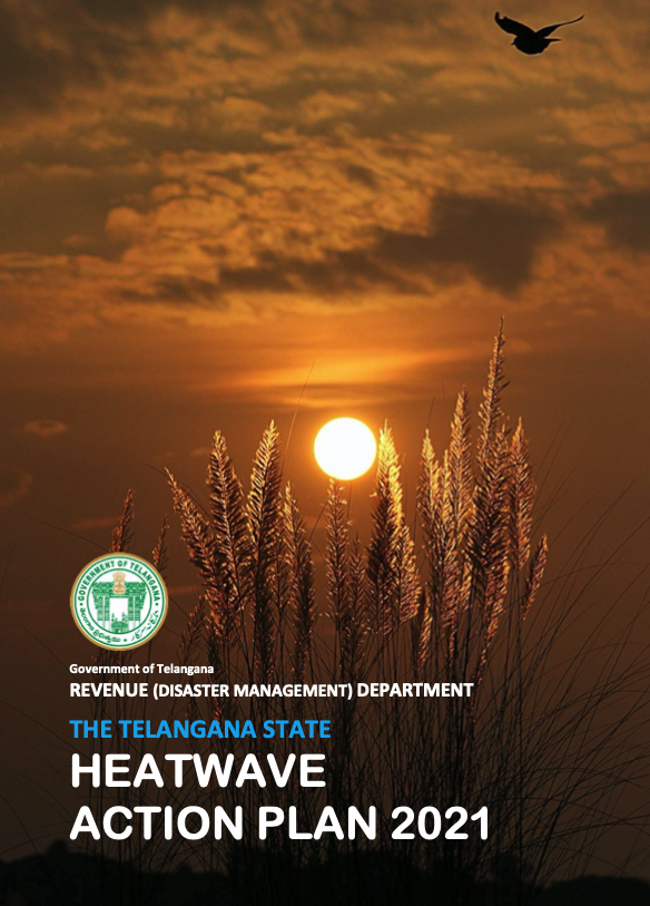 NRDC_India's tweet photo. Bringing to scale, Telangana today released its updated Heat Action Plan 2021, incorporating implementation of Telangana Cool Roofs Policy as a critical long term heat mitigation measure. #heatwavemanagement @ndmaindia  Read here: https://t.co/wIjGZiEegY https://t.co/SZMu8uUI0K