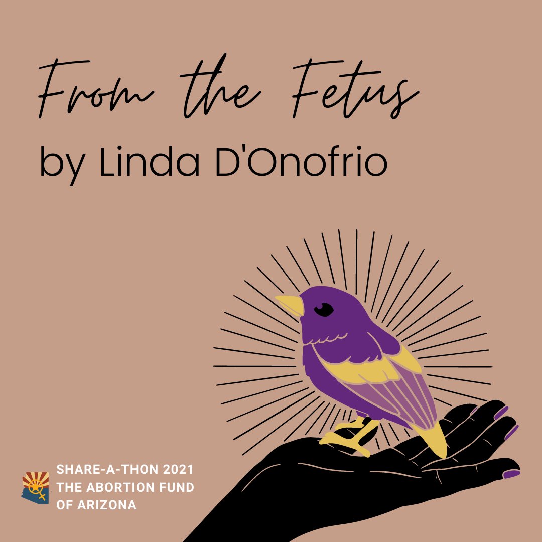 abortionfundAZ's tweet photo. Our first #shareathon submission comes from our board member, Linda. Visit https://t.co/aLSW6sFv3b to submit your own work and to make a donation! #fundabortionbuildpower https://t.co/3tEp9TutPT
