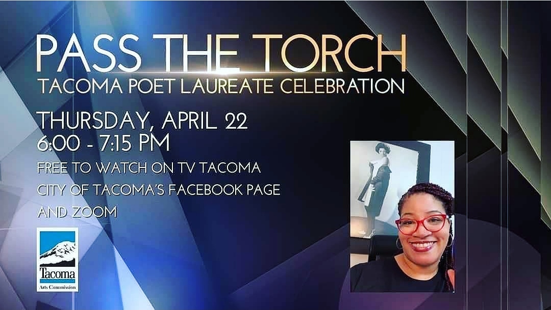 Congratulations to <a href="/CityofTacoma/">City of Tacoma</a> #poet #laureate <a href="/LyderaryInk/">Lydia K. Valentine</a>! Our favorite part of this announcement is the celebration of a great poet. Her favorite part is the picture of her mother over her shoulder!