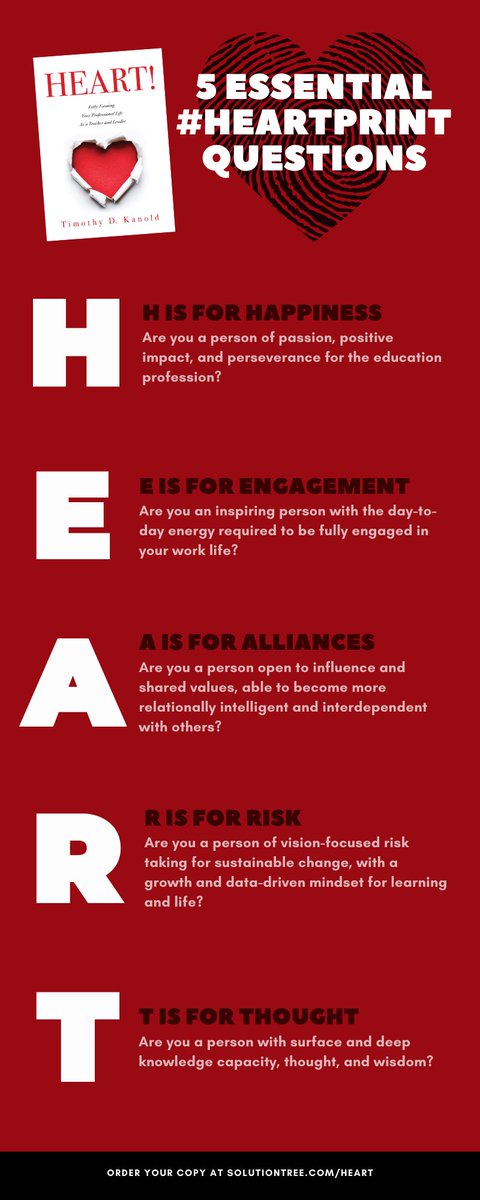 SolutionTree's tweet image. What heartprint are you leaving behind? 

Support your passion for your profession and become a more effective educator. Crack open this inspiring book and discover how to cultivate a heart-centered classroom!

Get your copy at solutiontree.com/heart.html.
#heartprint @tkanold