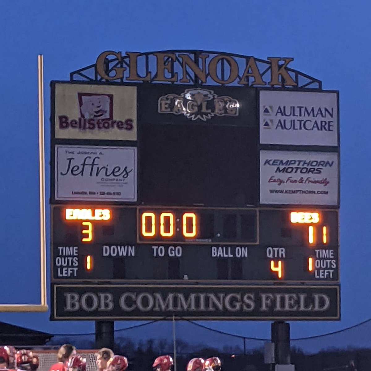 The boys bounce back with an 11-3 dub against the GlenOak Golden Eagles. That's 5-1 #w
