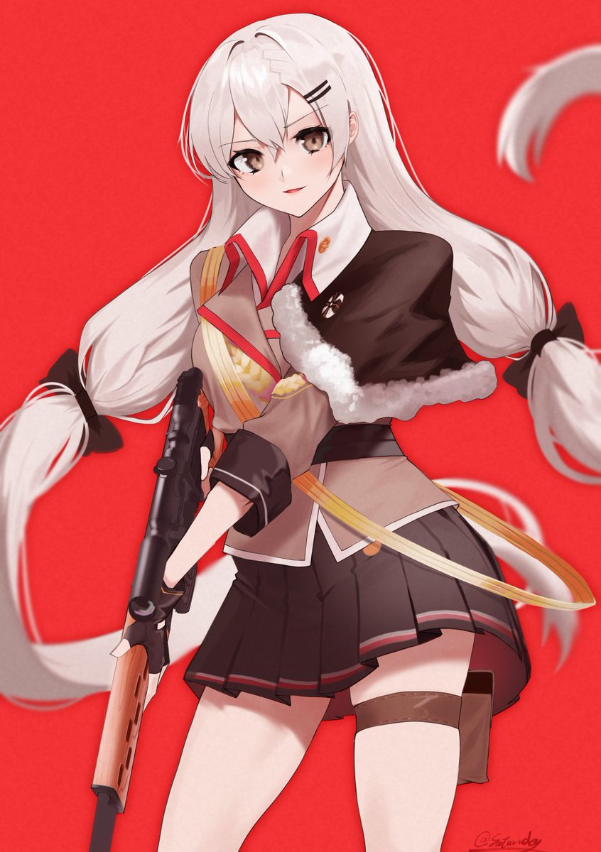 「SVDちゃん
#ドルフロ  
#少女前线 
#소녀전선 
#GirlsFront」|いとうにむーんのイラスト