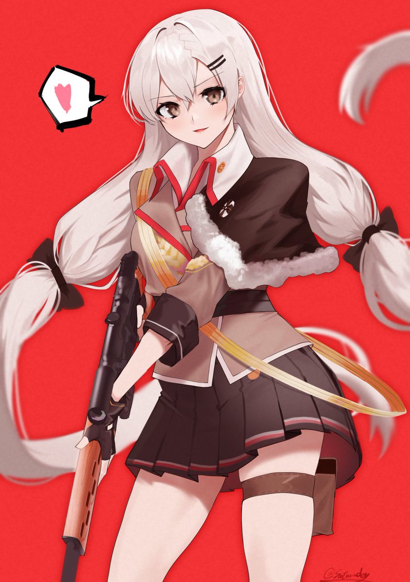 「SVDちゃん
#ドルフロ  
#少女前线 
#소녀전선 
#GirlsFront」|いとうにむーんのイラスト