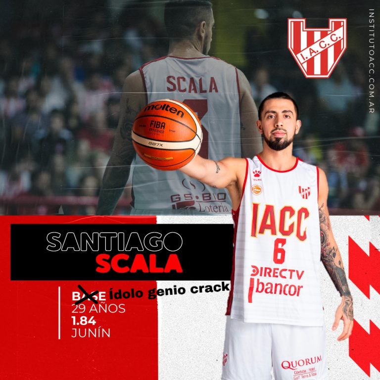 altacordobense's tweet photo. Hay que aplaudir a Scala hasta que nos queden las manos como la camiseta de Lanús! 
Si Instituto hoy no se quedó afuera de los play offs es por él.
#KillerPanda 🐼 🔥 
#VamosInstituto 🏀 https://t.co/ITnLsJm4cZ