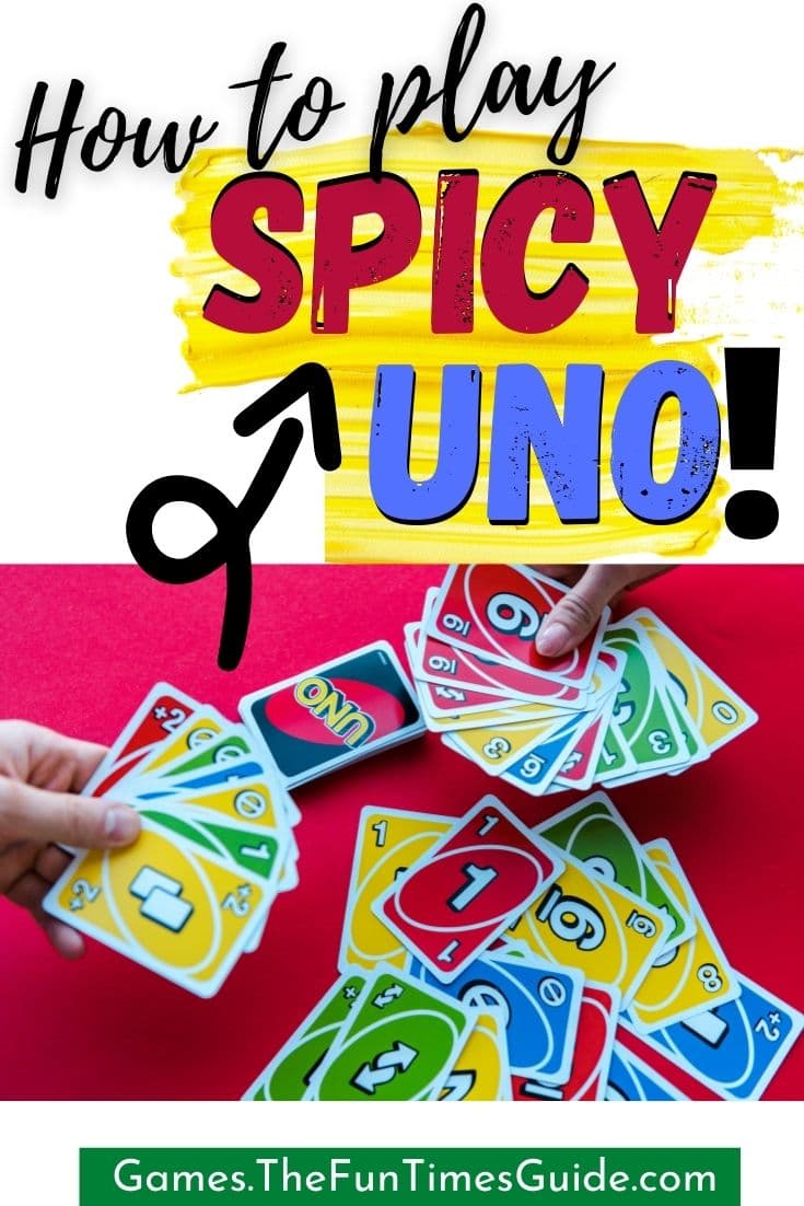 FunGameStuff's tweet image. You play Spicy UNO just like traditional UNO, but with these fun twists: bityl.co/5gEO