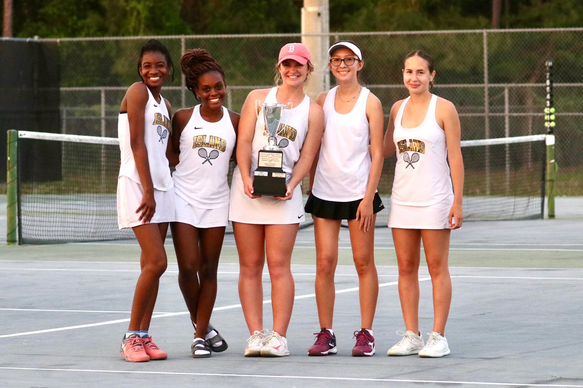 FIEagleSports's tweet photo. 🦅🎾Congratulations to the Girls Tennis team on winning the @SJRAC1 Tournament today in the Finals against Bartram Trail! Great job ladies! 🏆 ☝️ #SoarHigher https://t.co/TodNrfzPs2