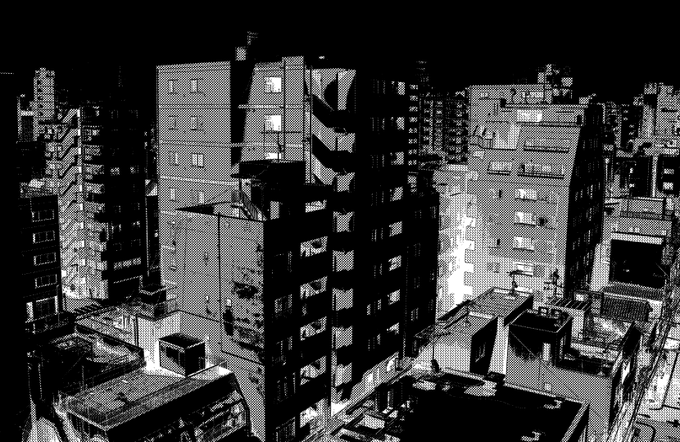 元画像をネガ反転すれば夜も簡単に。。。 