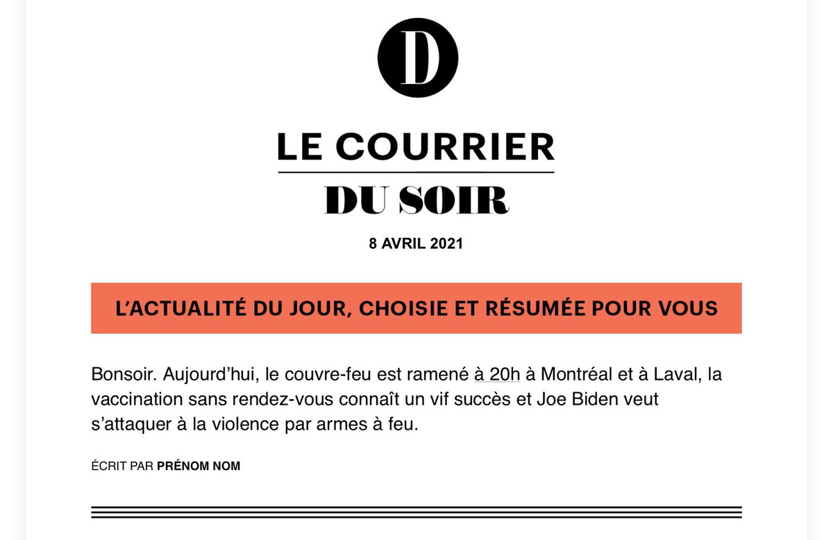 Isa_Gre's tweet image. L’auteur du Courrier du soir du journal @LeDevoir ne s’assume pas ce soir. 😉