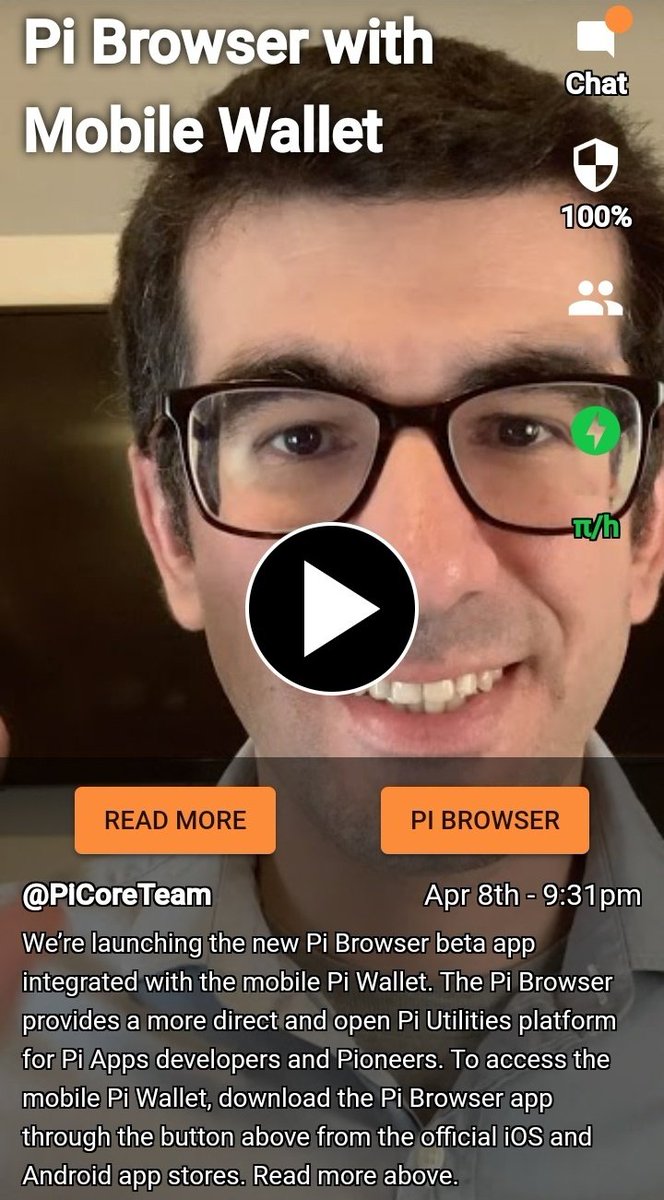 PiNetworkNews's tweet photo. 🚨 UPDATE 

Nicolas JUST posted a new video 🤩

It confirms the leaks ! The Pi Browser BETA is now launched 💯

The Pi Wallet is INTEGRATED in it ! 🥳

https://t.co/C9ebL3t7WH https://t.co/m2qI0kNLOj