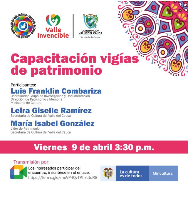 ¡Vigías! Mañana habrá una capacitación para los grupos de vigías nuevos a través de Facebook Live que ayudará a despejar sus preguntas sobre los grupos de vigías de cualquier parte de Colombia. 
Fecha y hora: viernes 9 de abril, 3:30 p.m.
Enlace: facebook.com/watch/?v=24876…