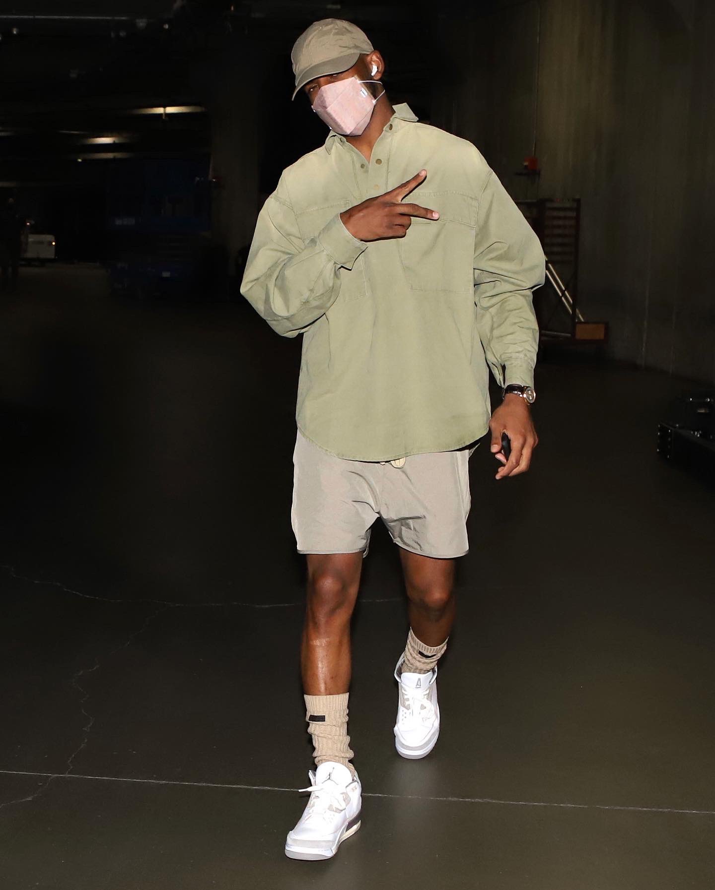 NBA KICKS on X Chris Paul arrives in A Ma Maniere s Air Jordan 3 Raised by Women collab NBAKicks https t wuK3qbFf2r X