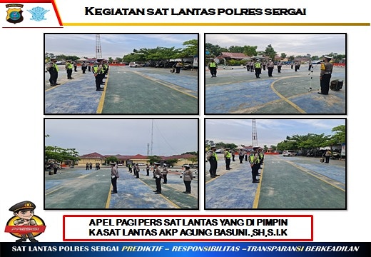 TMCPOLRESSERGAI's tweet photo. Apel pagi sat lantas serdang bedagai. Jumat 09 april 2021 https://t.co/jn1rCgGfzi
