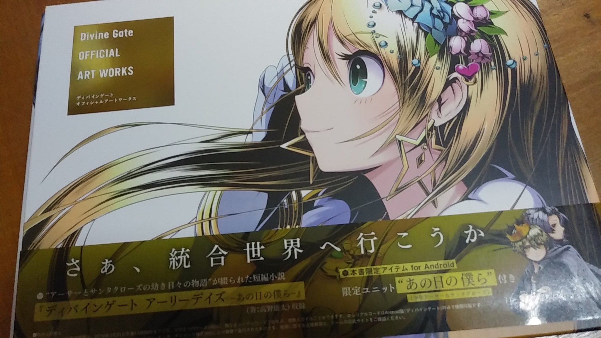 久世空気 あんまりフォロワーと被らなさそうな本を選ぶ ディバインゲート オフィシャルアートブック ディバゲは青春なんだよ