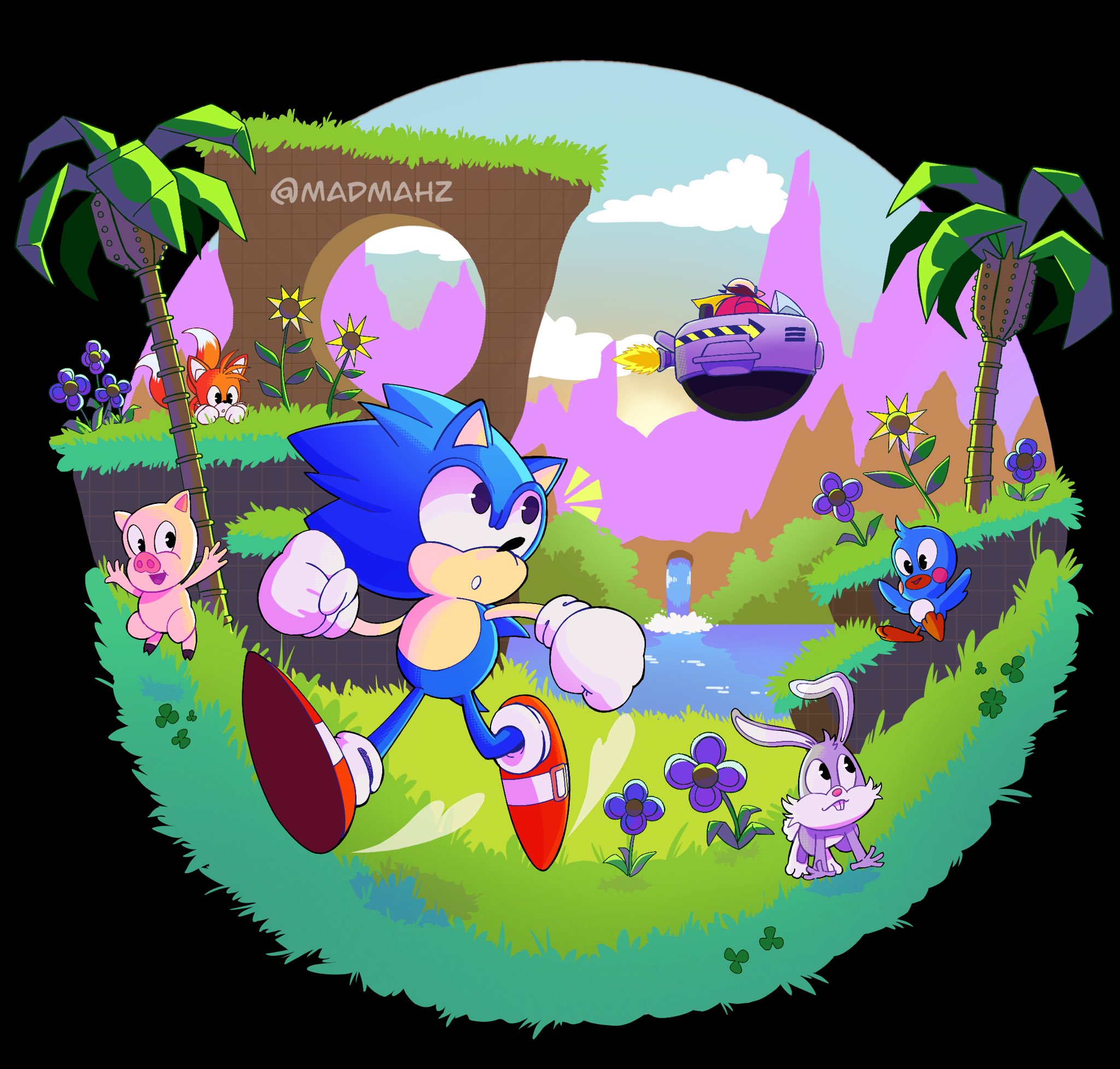 Happy Green Hill Zone by IrisOfTheRepliforce on Newgrounds