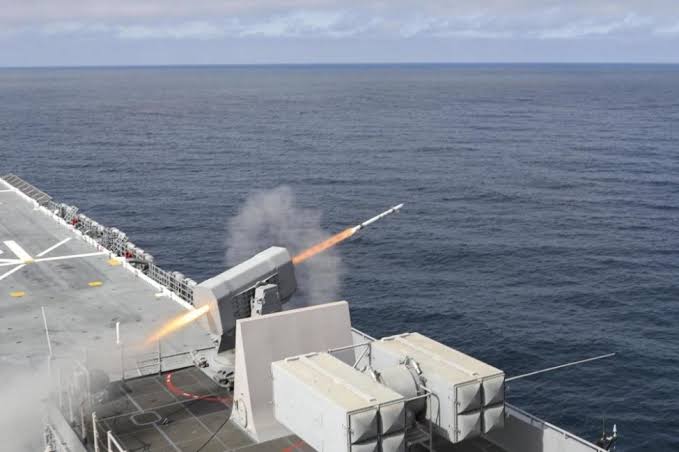 USS Ford and Kennedy are armed with the Raytheon evolved Sea Sparrow missile, which defends against high speed, highly manoeuvrable anti ship missiles. The close in weapon system is the rolling airframe missiles.