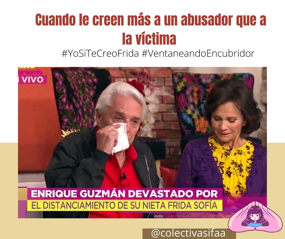 ColectivaSifa's tweet photo. @VentaneandoUno #VentaneandoEncubridor
#Ventaneando
#YoSiTeCreoFrida
#yositecreo
#EnriqueGuzman https://t.co/5JK5C8ecSS