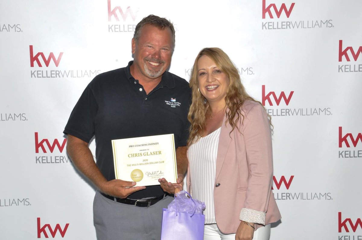ccglaser's tweet photo. It was nice being recognized at the Keller Williams 2020 awards breakfast this week. Looking forward to an even greater 2021. I want to thank my coach Mabel, friends, family and clients that made it all possible. #boatcaptainrealtor #swfloridarealestate #SWFL https://t.co/OSWhjPy5zh