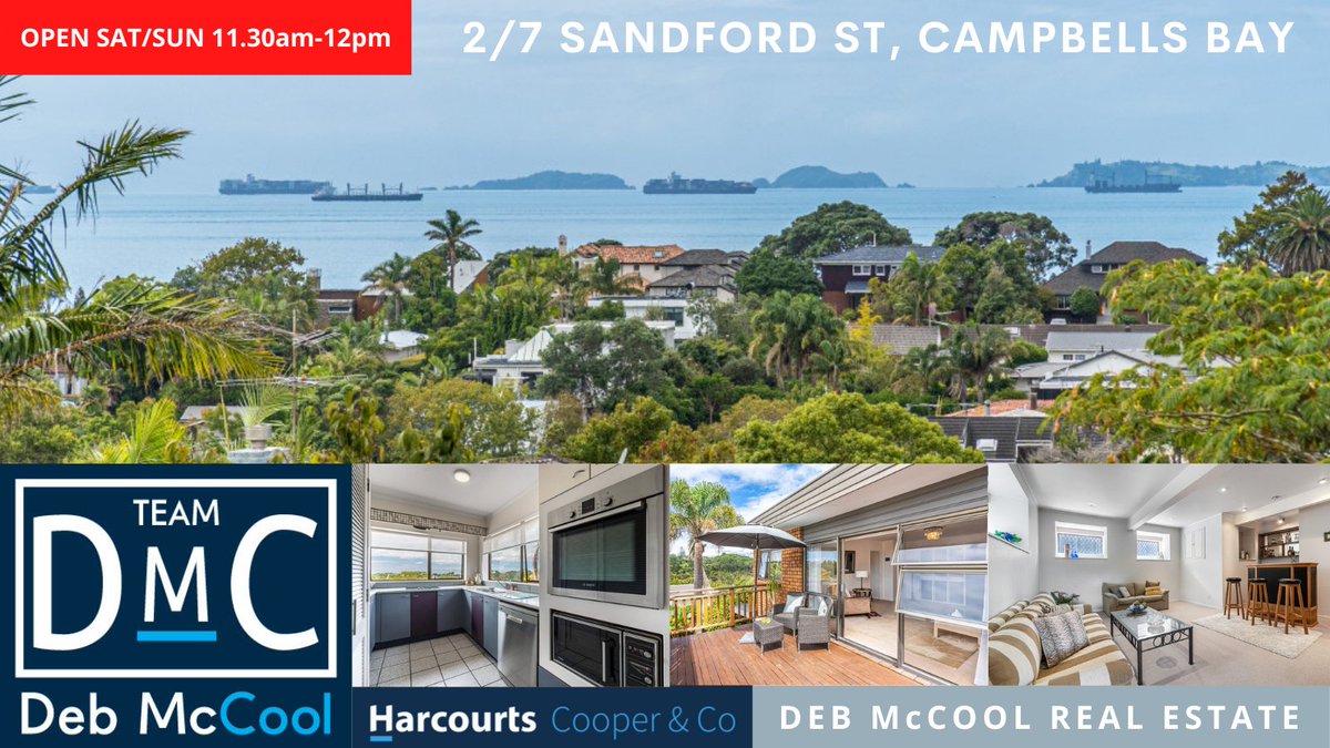 DebMcCool's tweet image. #openhome 🏠 2/7 Sandford St, Campbells Bay
Saturday/Sunday 11.30am-12.00pm - see you there! 😊
#houseforsaleauckland #northshorerealestate #greatinvestment #harcourts