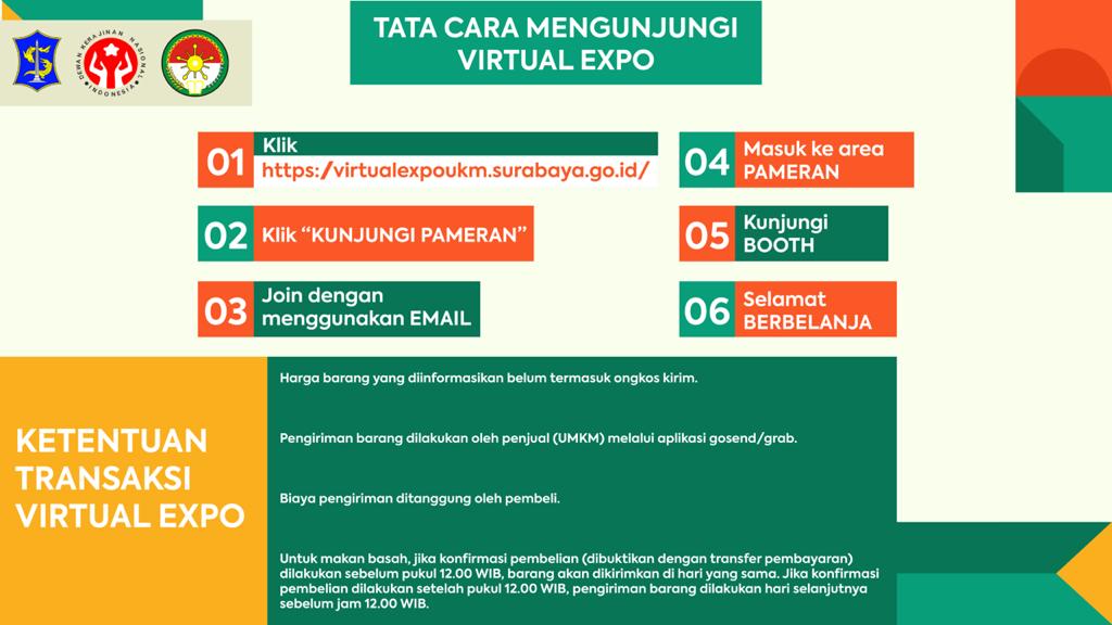 SapawargaSby's tweet photo. Gimana sih min cara mengunjungi Virtual Expo ini? Onok panduan e gak? Terus ketentuan e lek apene transaksi yaopo?

Tenang tenang. Tata cara pameran dan ketentuan transaksi ada dibawah ini ya 😊

Selamat berbelanja! 🤗🤗 https://t.co/bp9uDs9gAf