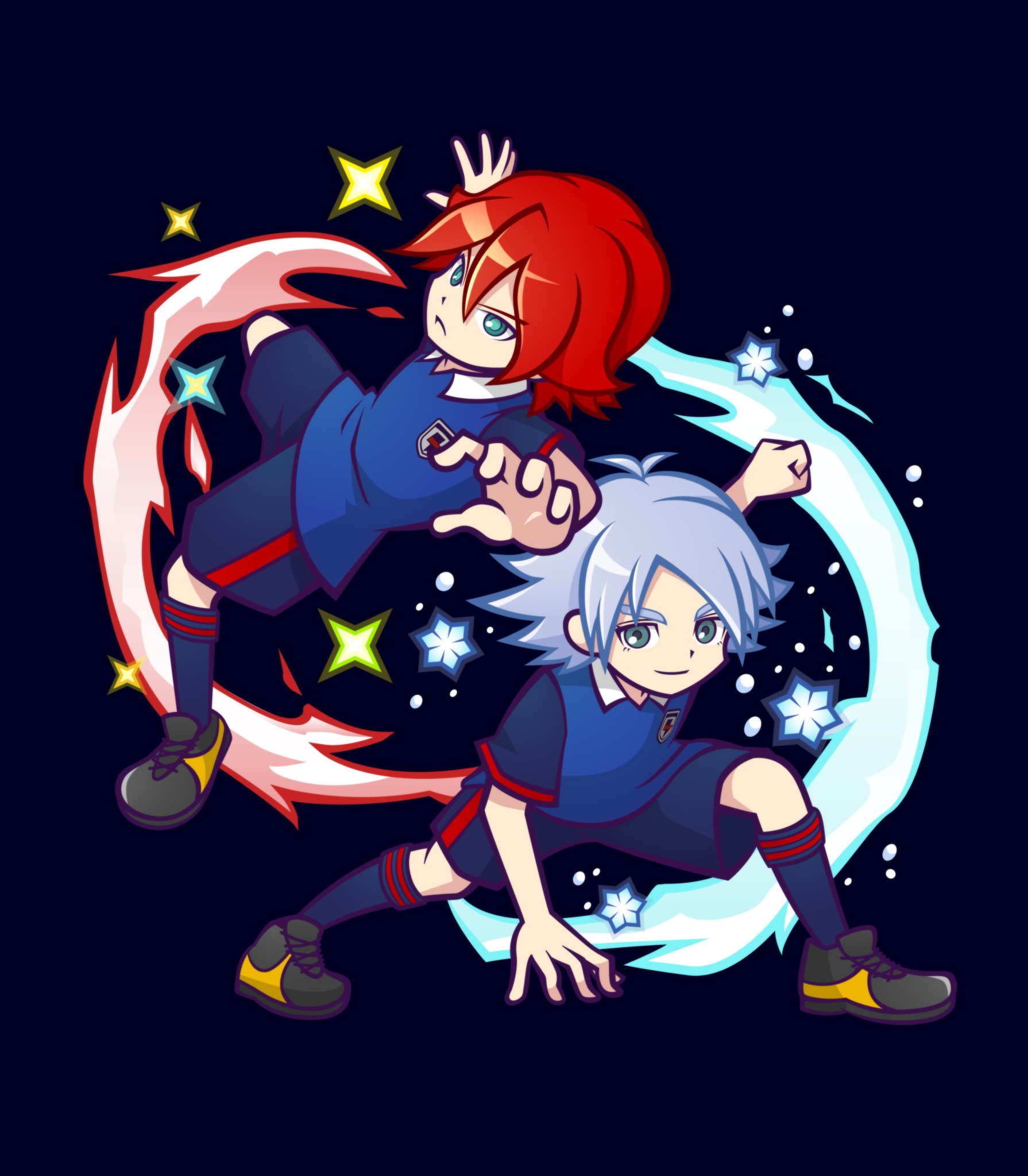 ころも イナイレからぷよクエ風の吹雪とタツヤ 二人の流星ブレードとエターナルブリザードが一生好きだから描いてて楽しかった オリオンの刻印では二人のザ バースが見られなかったので残念 イナズマイレブン 基山タツヤ 吹雪士郎 吉良ヒロト 旧 ころも イナイレからぷよクエ風の吹雪とタツヤ 二人の流星ブレードとエターナルブリザードが一生好きだから描いてて楽しかった オリオンの刻印では二人のザ バースが見られなかったので残念 イナズマイレブン 基山タツヤ 吹雪士郎 吉良ヒロト 旧