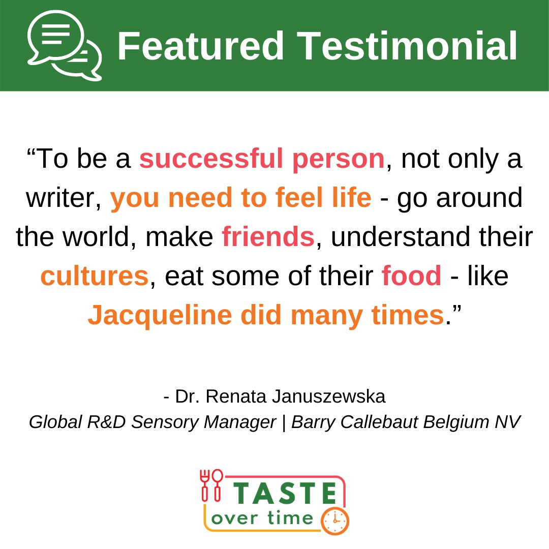 taste_over_time's tweet photo. ✍️ Are you looking to create compelling food or nutrition copy for a new/refreshed website? I’m here to the rescue!
Ready for a taste of what’s available? Contact Jacqueline today: https://t.co/0eArEYOxmE
#TasteOverTime #Testimonial #copywritersunite https://t.co/xhH6dZMvw6