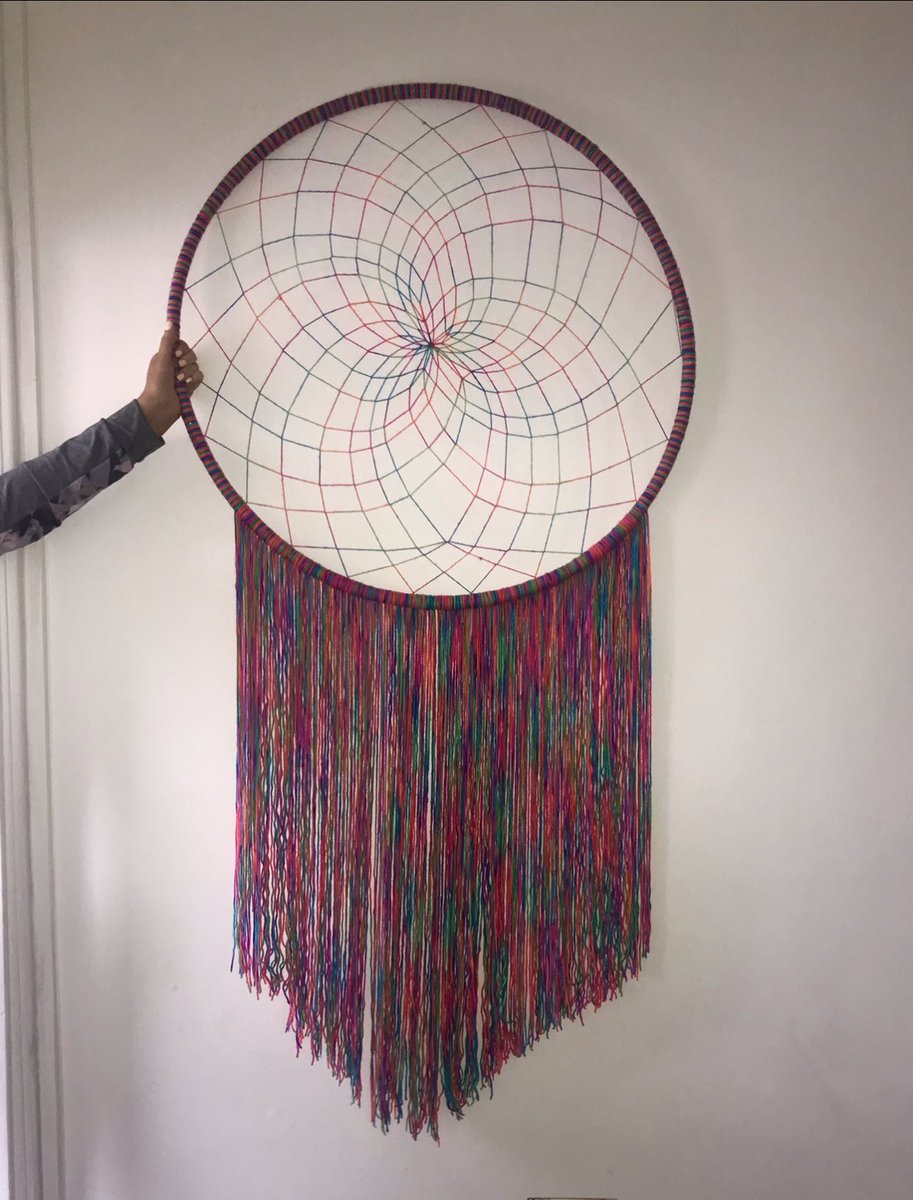 danskelland's tweet photo. 30 Inch Handmade Dreamcatchers, Available in any colour/ design size. Private message for prices. Collection only https://t.co/mKCXfyoNjH