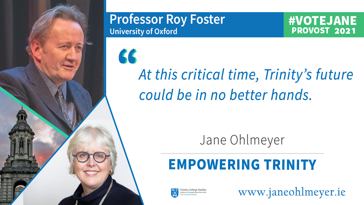 (11/17) As Director of the  @TLRHub, I continued building Trinity’s relationships and reputation on the world stage by hosting visiting research fellows and 200+early career researchers; and working with academic advisors and project collaborators  #TCDProvost2021  #votejane