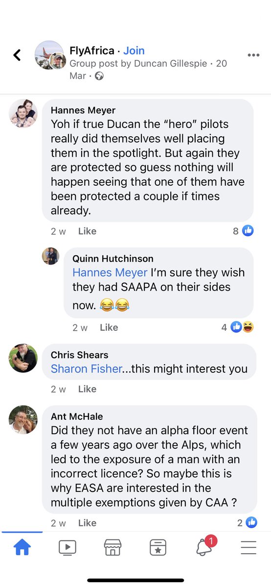 Have a look at these responses. Note that some comments are made by CURRENT SAA pilots and the Chairman of the the racist South African Airways White Pilots Association (SAAWPA)