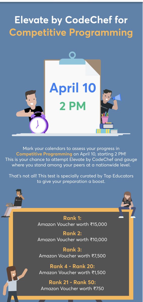 MiskiFans's tweet image. To all #ComputerScience Aspirants Chooskondi mari #ProgrammingTest on April10th Unlock the free test with #NLN10 code..Win all the prizes