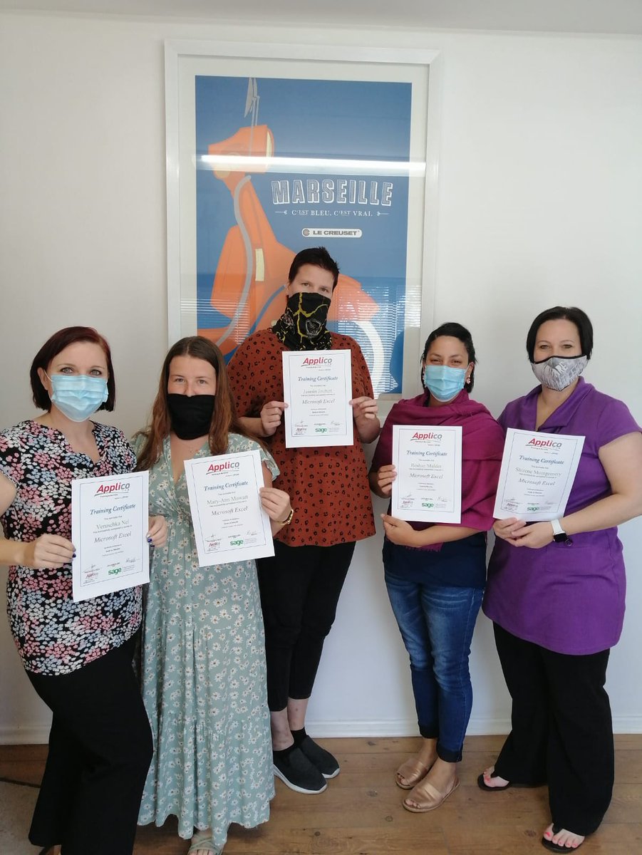 #LeCreuset finance team excelling at #excel. Well done to these ladies who completed their 2 day #excelonsteroids on-site course and had lots of #wow moments! <a href="/AWCape/">AWCape</a>  <a href="/AWPowerSA/">AWPower</a> <a href="/SageGroupZA/">Sage South Africa</a>
