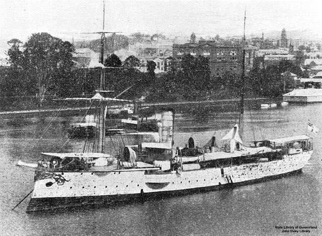 Unprotected cruisers; The only armour these lightly armed (and very obsolete ships) carried was the protective shell around vital machinery. SMS Cormoran had been downgraded to the status of gun boat