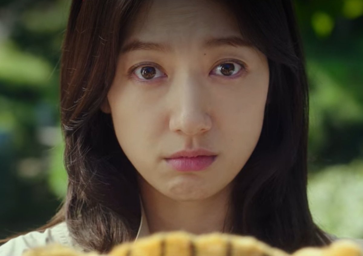 As the cute and imploring child who pulled a prank on Tae Sul to let him wear the tiger ears headband.  #ParkShinHye  #SisyphusTheMyth