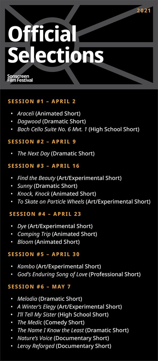 NADadventist's tweet photo. TOMORROW - Sonscreen Film Festival session 2 screenings, Q&A, and more networking with special opportunities! Check out the film list, and what people are saying in these pics! Click here for registration and info. https://t.co/7cECumU6Q0 #sonscreen #sonscreenfilmfestival https://t.co/fj2sh8M06m