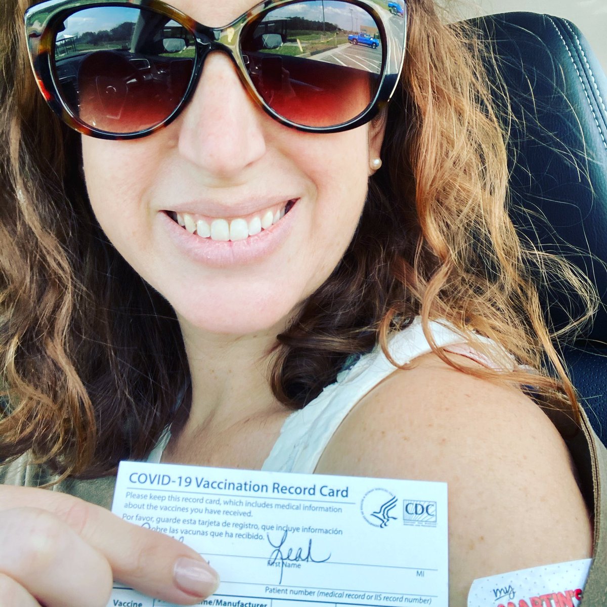 Yeaaasss! One and Done! #JohnsonAndJohnsonVaccine #vaccinated #CovidPassport