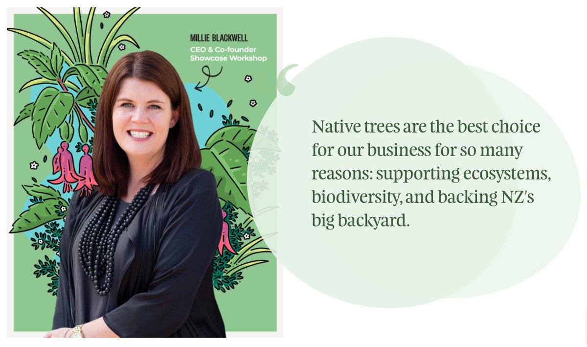 TreesThatCount's tweet photo. It's Small Business Day @gosmallnz today, and we're shouting out to all the epic small businesses who fund native tree planting with us.🌱 Every single native tree makes a difference: and we value every single small business who's on board. 🏄‍♀️ https://t.co/Yhg147h6Hd https://t.co/NucN5YHkPw