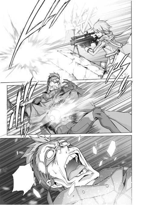 漫画版SAOファントム・バレット最新話、WEBデンプレコミックにて本日公開されております。よろしくお願い致します🙇‍♂️  https://t.co/7CnjHEaycC 