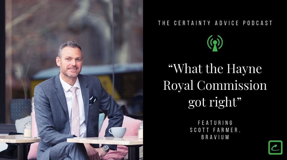 BraviumCanberra's tweet photo. @jstackpool &amp; Scott recently sat down to discuss our thoughts on results of the fallout from 2017 #BankingRC &amp; why we believe the Royal Commission was effective, how the Advice industry's still in start-up phase &amp; how #COVID19 is showing a silver lining https://t.co/u69MAV5qDD https://t.co/IElfFjZbJu